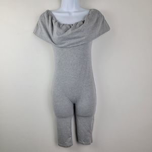 Gray jumpsuit shorts